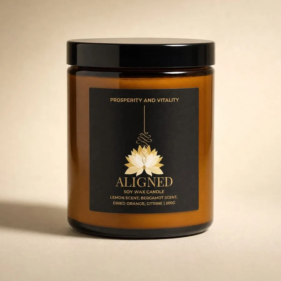 Aligned Prosperity & Vitality candle